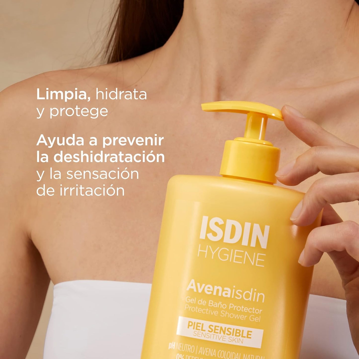 Isdin Avena Gel De Baño Protector Piel Sensible750 Ml