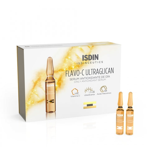 Isdin Flavo-c® Ultraglican 10 Ampollas