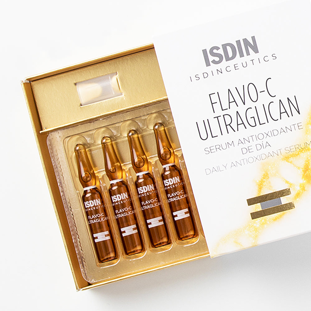 Isdin Flavo-c® Ultraglican 10 Ampollas