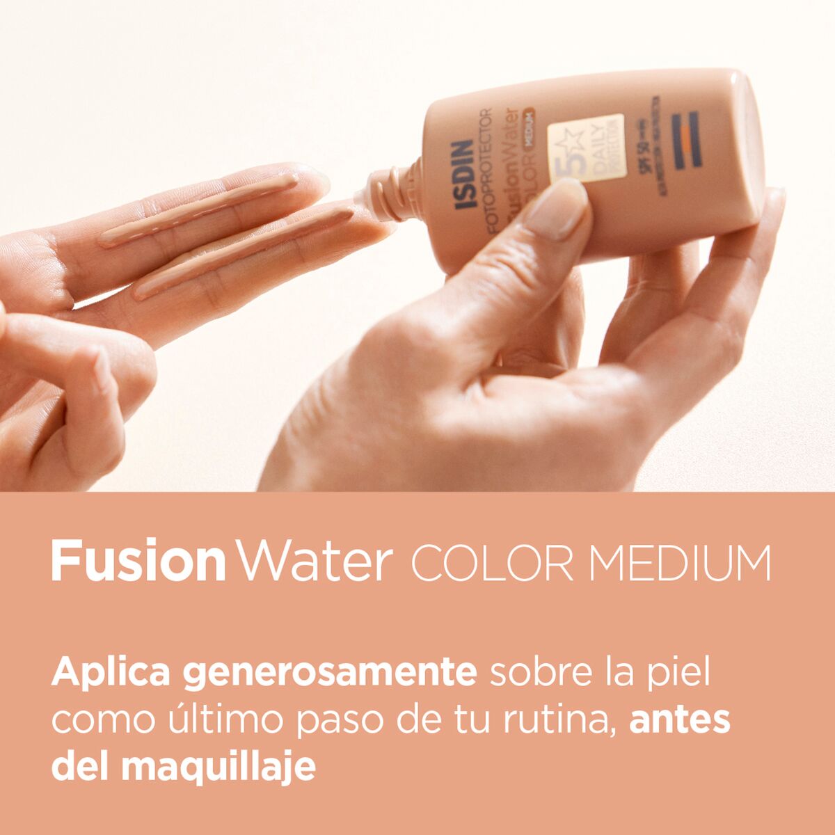 Fotoprotector Isdin Fusion Water Color Medium Spf 50 50 Ml