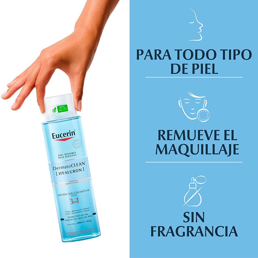 Eucerin Gel Limpiador Facial Dermo Pure - Para Piel Grasa O Con Imperfecciones 200 Ml