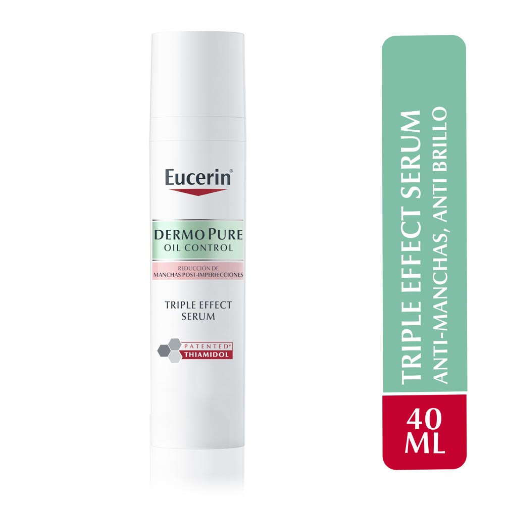 Eucerin Sérum Dermo Pure Triple Effect - Para Piel Grasa Y Con Tendencia Acneica 40 Ml