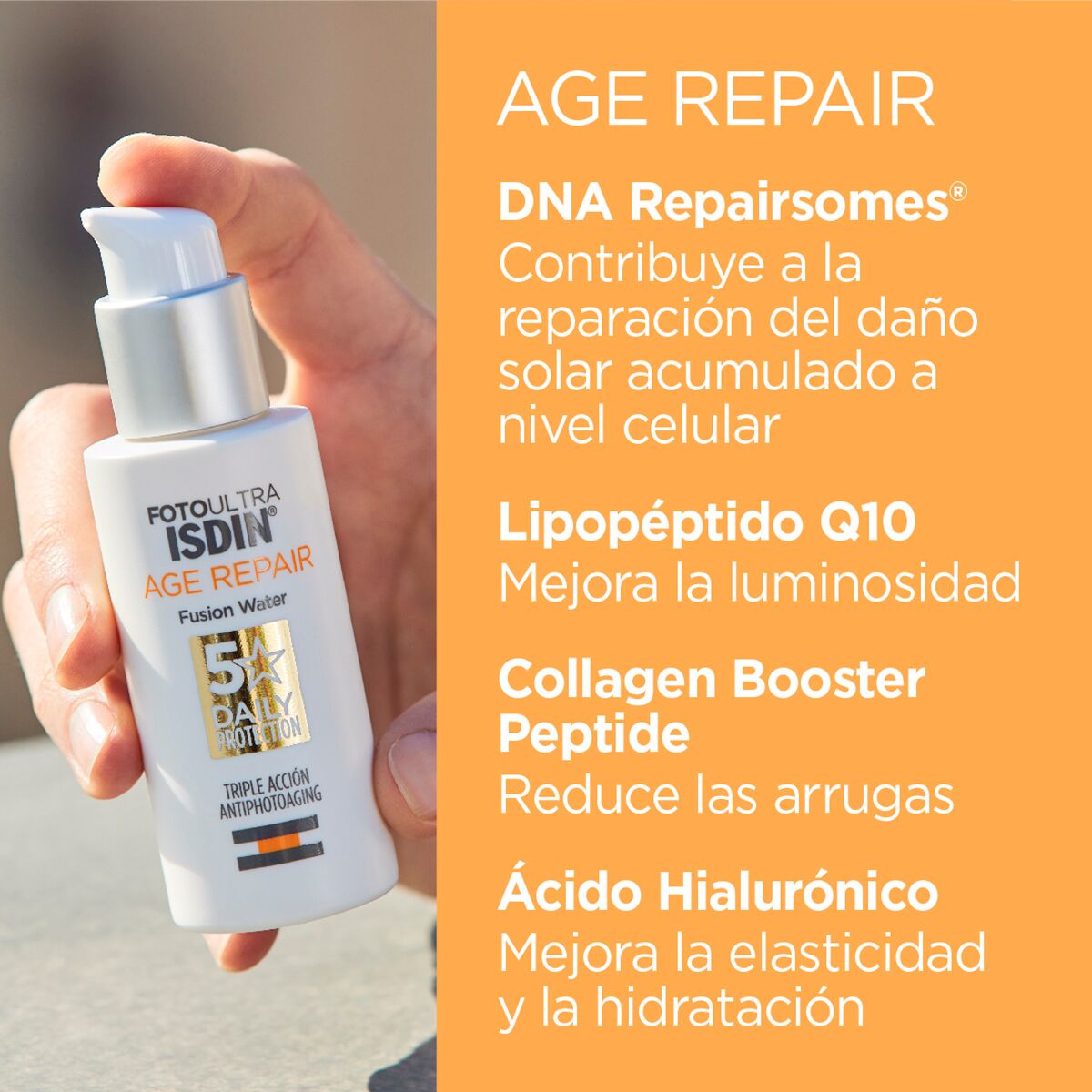 Isdin Fotoultra Age Repair Spf 50 Fusion Water 50 Ml
