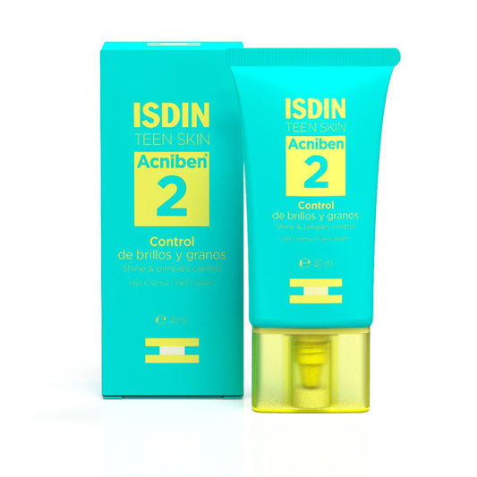 Isdin Teen Skin Acniben 2 Gel Crema Control Granos Y Brillo