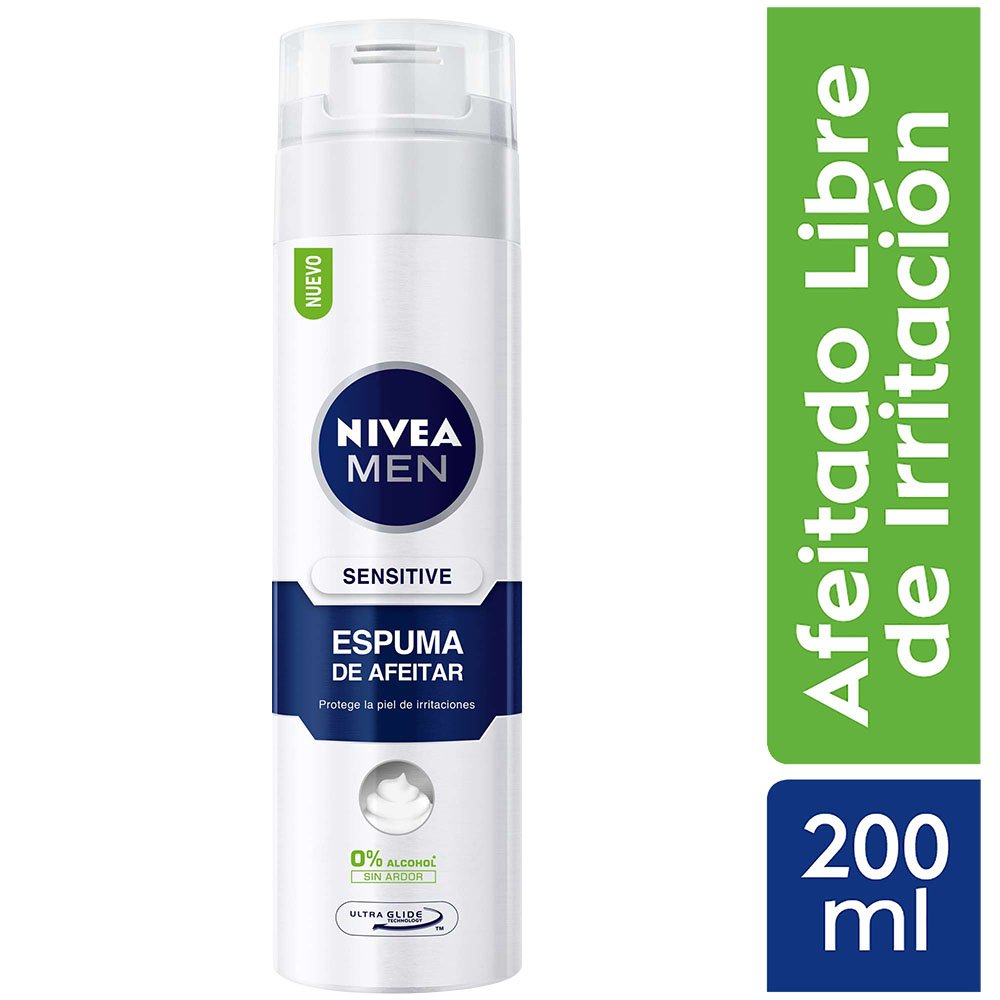 Espuma Para Afeitar Nivea Men Sensitive 200 Ml