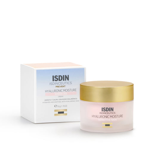 Isdinceutics Hyaluronic Moisture Sensitive - Crema Facial Hidratante Piel Sensible 50 G