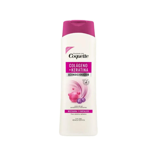 Acondicionador Coquette Colágeno + Keratina 400 Ml