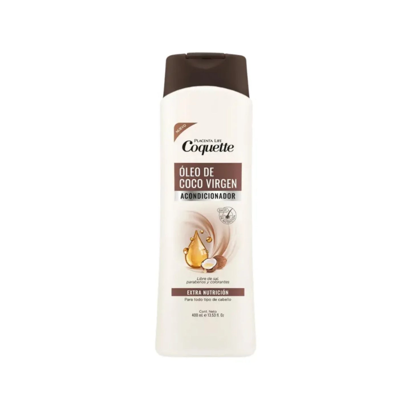 Acondicionador Coquette Óleo de Coco Virgen 400 Ml