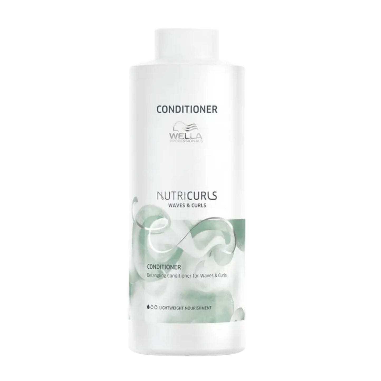 Acondicionador Para Rizos y Ondas Wella Nutricurls 1000 ml Hidratación y Definición
