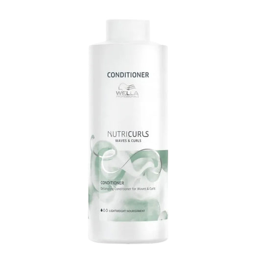 Acondicionador Para Rizos y Ondas Wella Nutricurls 1000 ml Hidratación y Definición