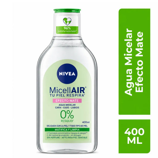 Agua Micelar Efecto Mate Nivea 400 Ml
