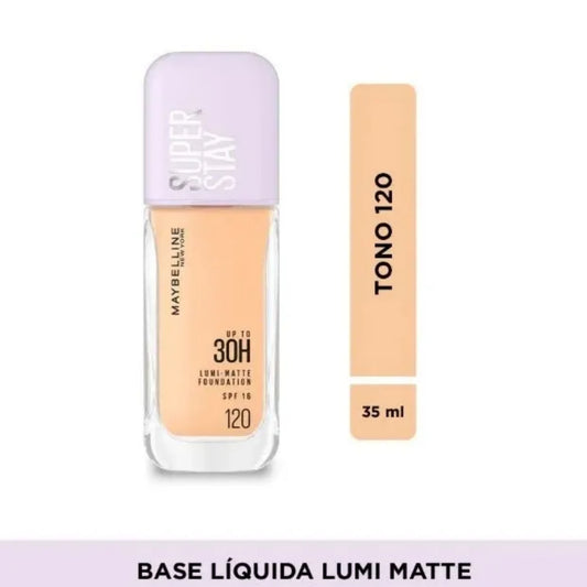 Base Superstay Lumi Matte Maybelline - Tono 120 35 ml