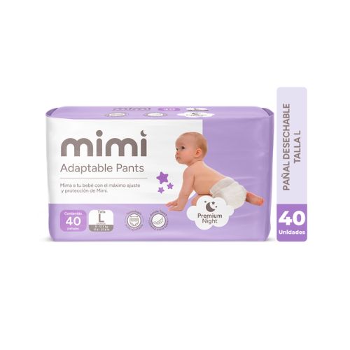 Pañales Mimi Adaptable Pants L 40Und