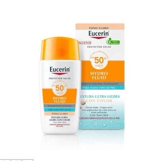 Eucerin Protector Solar Hydro Fluid Tono Claro 50 Ml