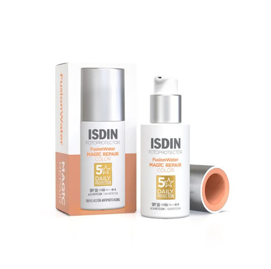 Isdin Fotoprotector Fusion Water Magic Repair Color Spf 50+
