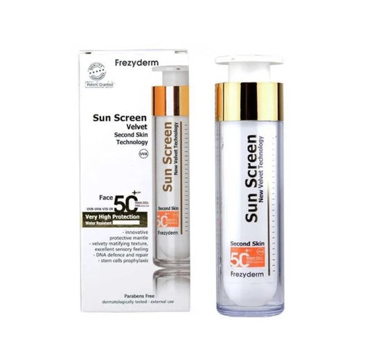Frezyderm Sun Screen Velvet Face SPF50 Sin Color 50 Ml