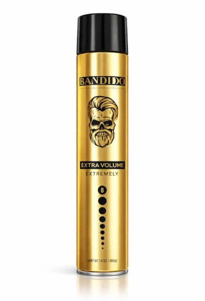 Laca Spray Bandido Gold Extra Volume Fijación Extrema 400 ml
