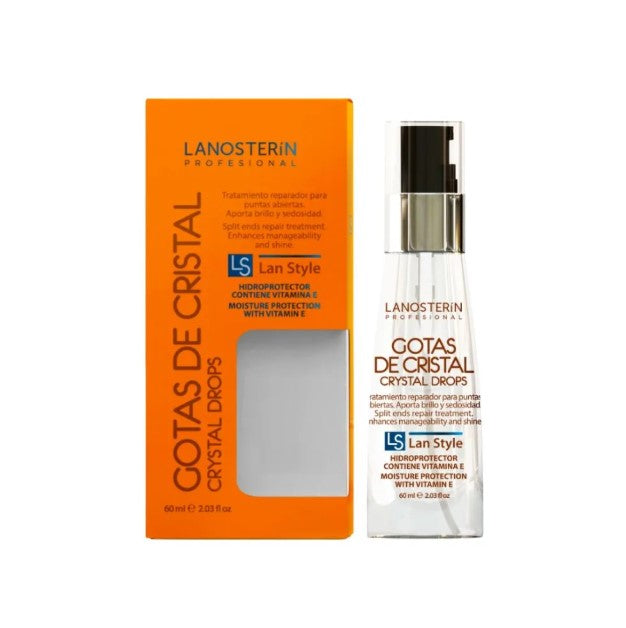 Tratamiento Reparador de Puntas Gotas de Cristal Lanosterin 60 Ml