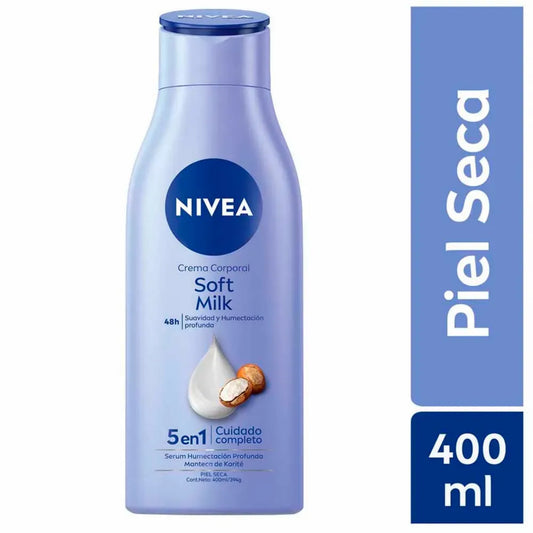 Crema Corporal Nivea Soft Milk 400 Ml