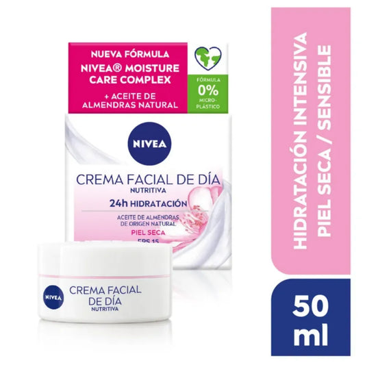 Crema Facial de Día Nivea Nutritiva 50 Ml