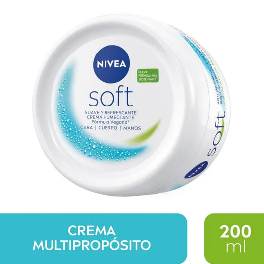 Crema Humectante Nivea Soft 200 Ml
