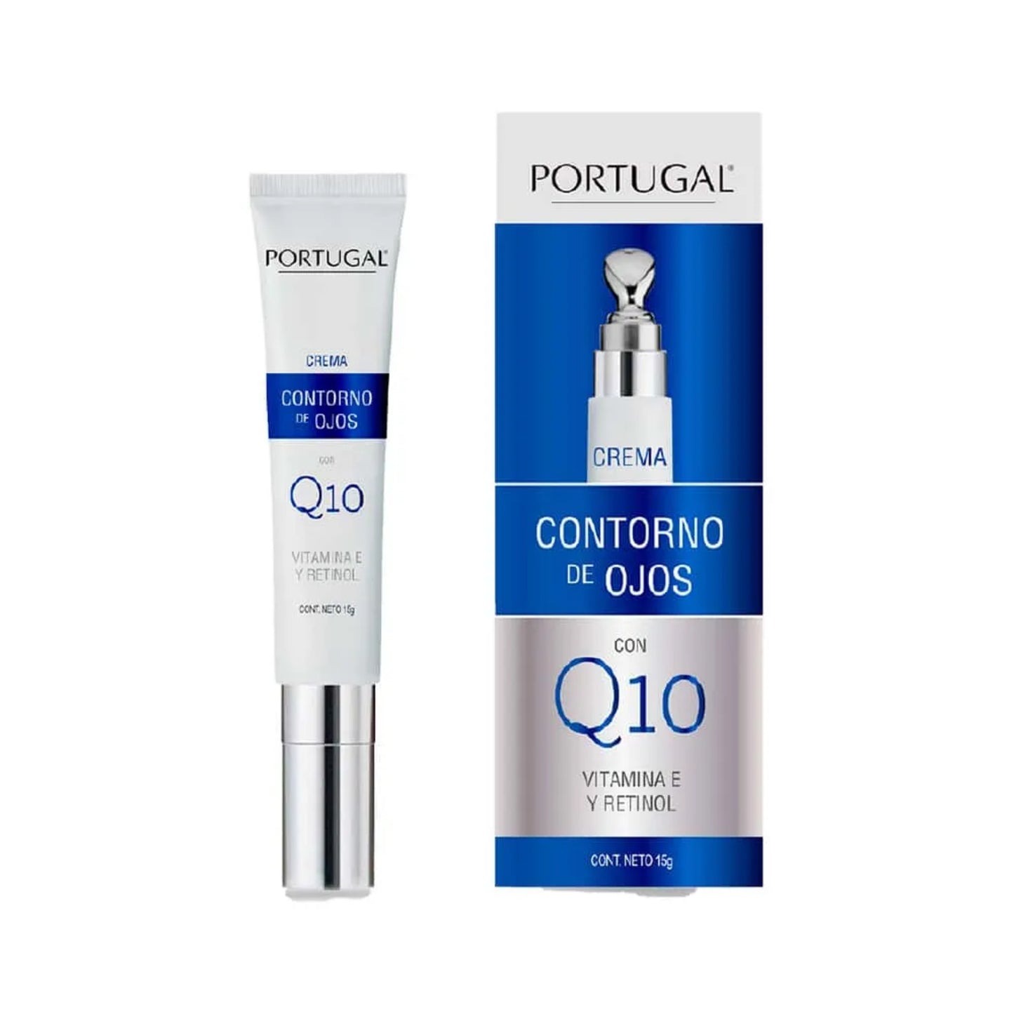 Crema de Contorno de Ojos Q10, Vitamina E y Retinol Portugal 15 G
