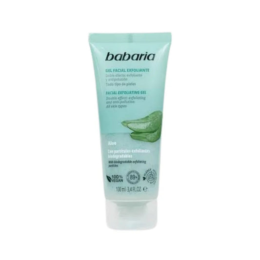 Gel Facial Exfoliante Babaria Aloe 100 Ml