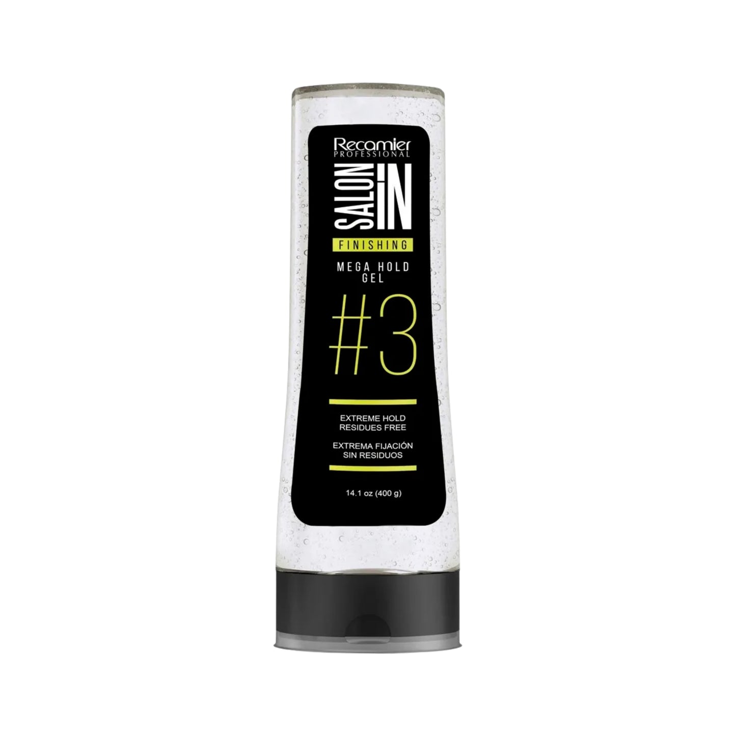 Gel Fijador Capilar Salon In Mega Hold Volumen y Control #3 400 Ml
