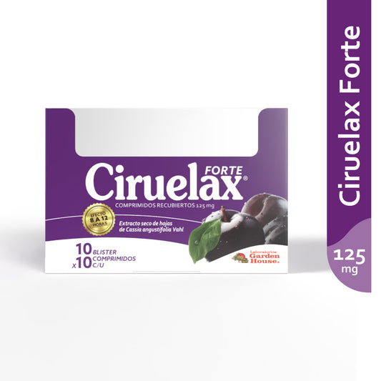 Ciruelas Forte 125 Mg - Blíster 10 Compromidos Recubiertos