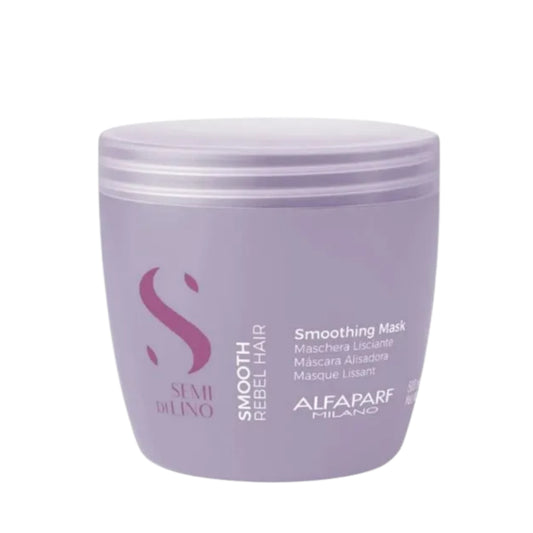Mascarilla Capilar Alisadora Control de Frizz Alfaparf Milano Semi Di Lino Smooth 500 Ml