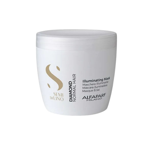 Mascarilla Capilar Iluminadora Brillo Intenso Alfaparf Milano Semi Di Lino Diamond 500 Ml