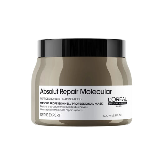 Mascarilla Loreal Absolut Repair Molecular Serie Expert 500 g Reparación Cabello Muy Dañado