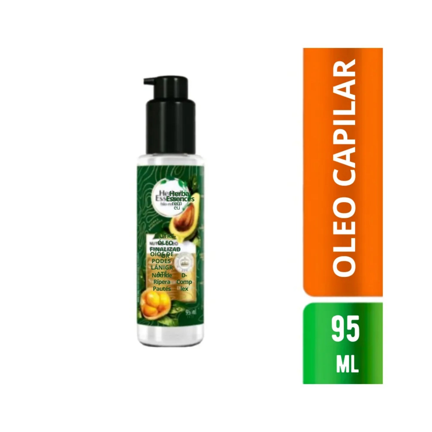 Óleo Capilar Herbal Essences Pequi y Aguacate Oil 95 ml