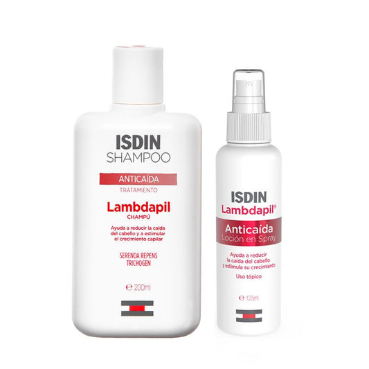 Pack Isdin Shampoo Lambdapil Anticaída 200 Ml 1 Und + Isdin Lambdapil Anticaída Loción 125 Ml 1 Und