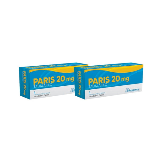 Pack X2 - Paris - Tadalafilo 20 Mg