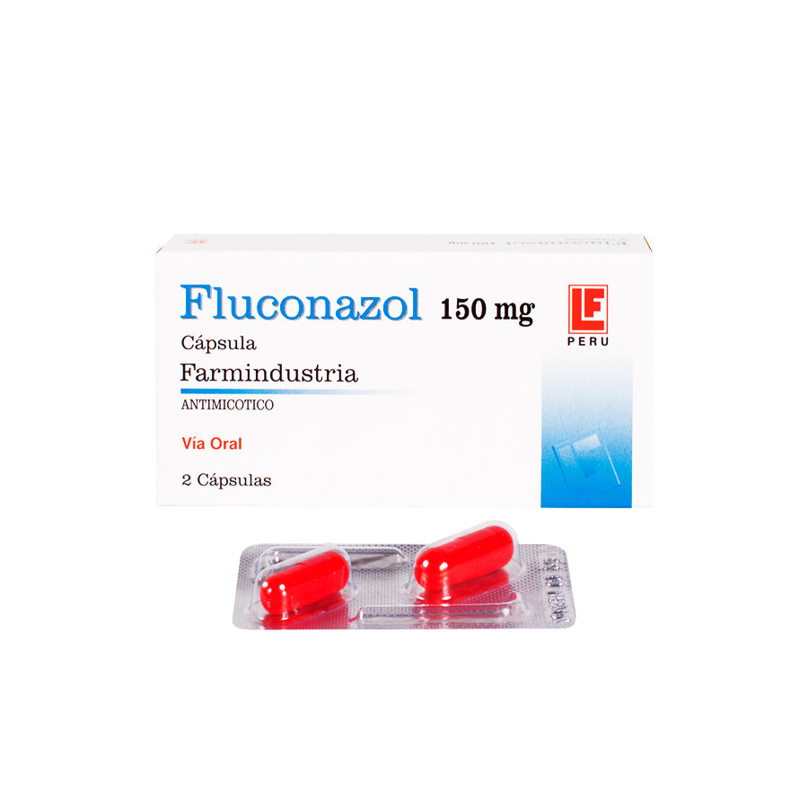 Fluconazol 150 Mg Farmindustria 2 Cápsulas