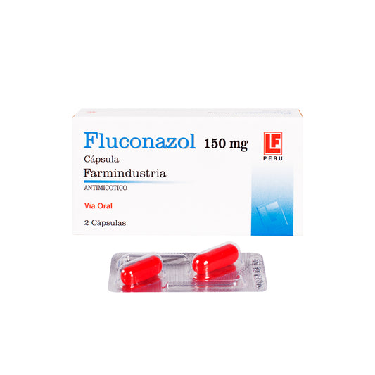 Fluconazol 150 Mg Farmindustria 2 Cápsulas