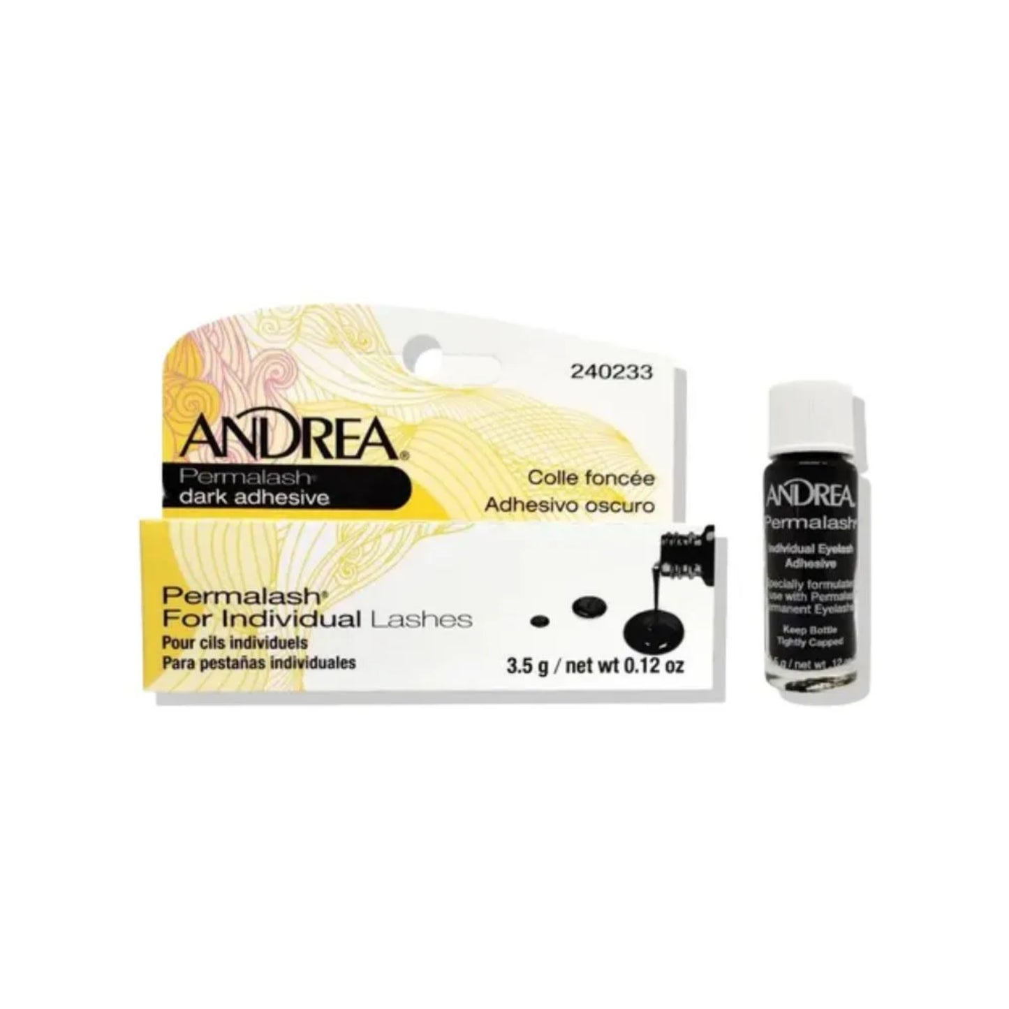 Pegamento para Pestañas Individuales Andrea Negro 3.5 G