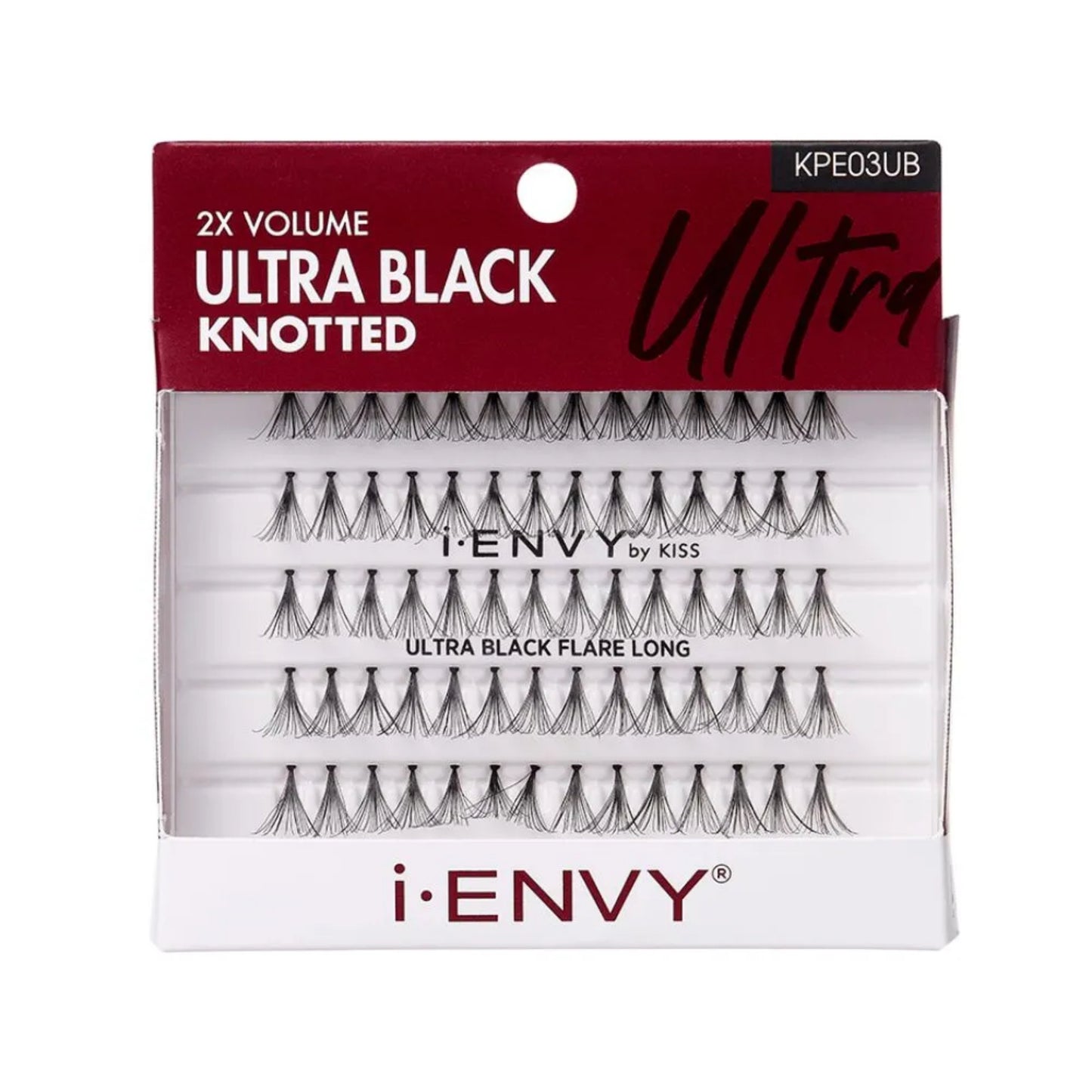 Pestañas Individuales I. Envy Ultra Black Long 2x Volume L KPE03UB 70 Und