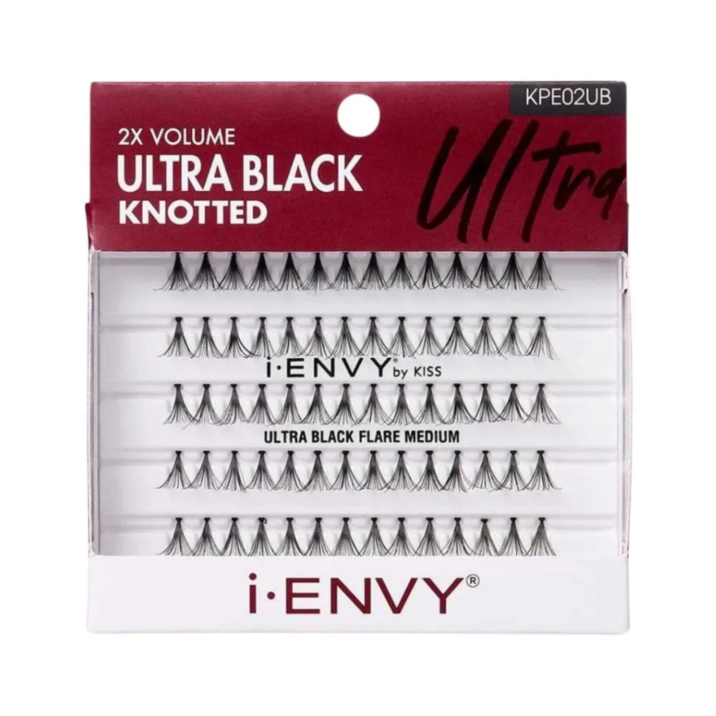 Pestañas Individuales I. Envy Ultra Black Medium 2x Volume M KPE02UB 70 Und