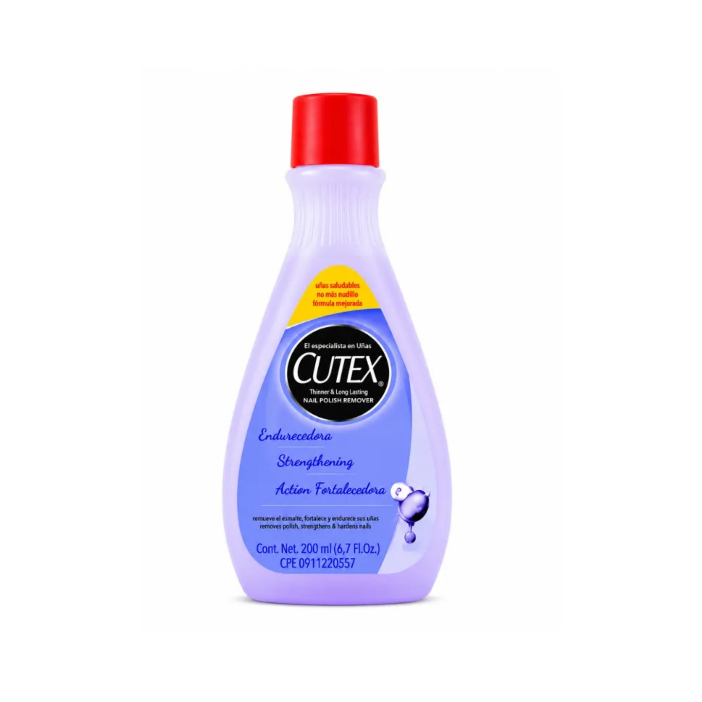 Quita Esmalte Cutex Endurecedor 200 Ml