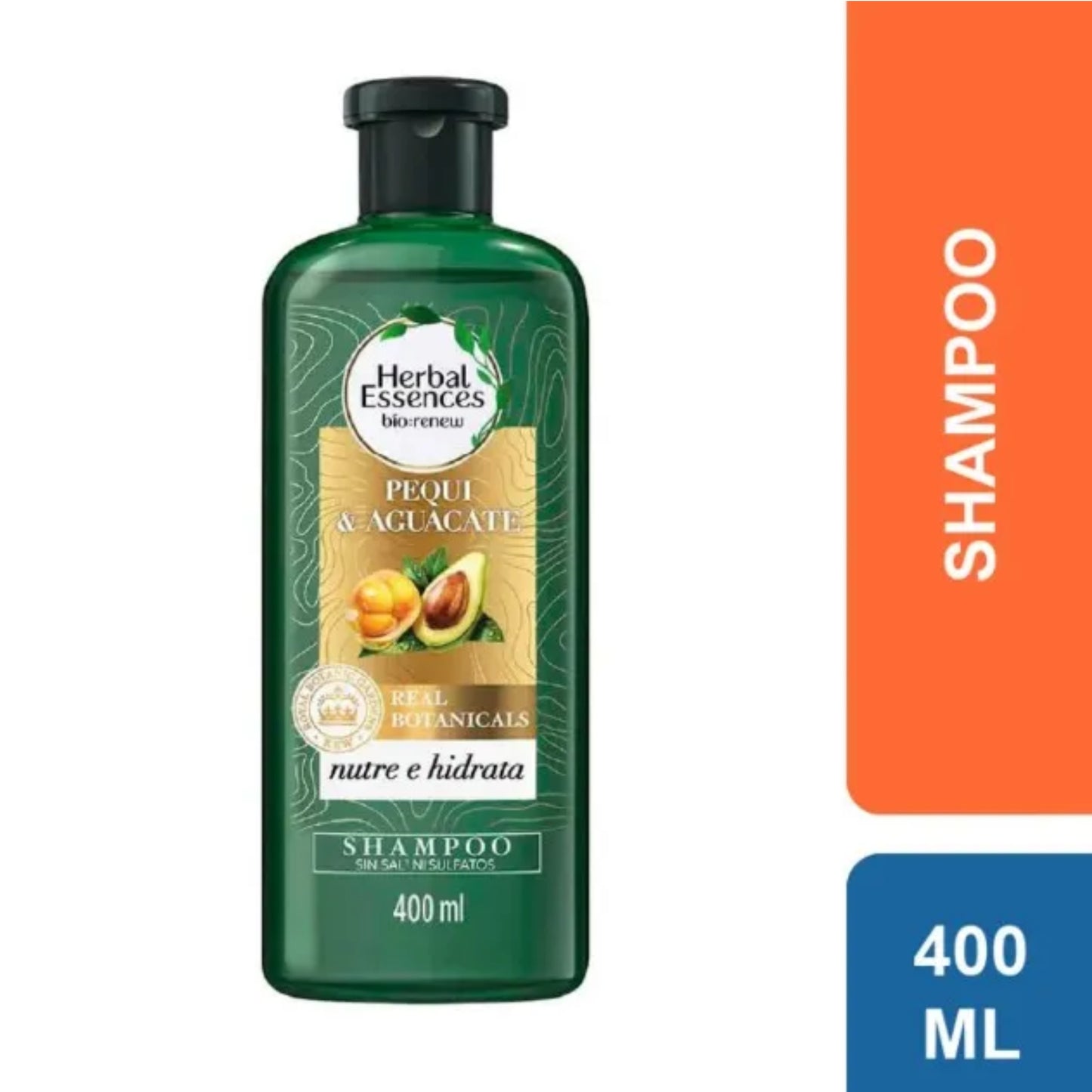 Shampoo Herbal Essences Pequi y Aguacate 400 ml