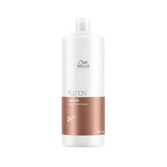 Shampoo Wella Fusion Reparación Intensa 1000 ml Cabello Dañado