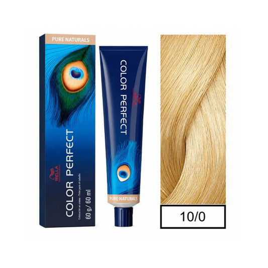 Tinte Color Perfect Wella 10/0 Rubio Ultra Claro 60 G