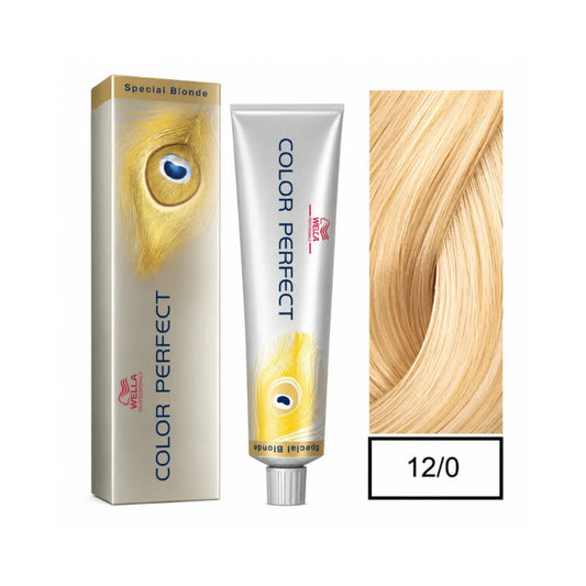 Tinte Color Perfect Wella 12/0 Rubio Especial 60 G
