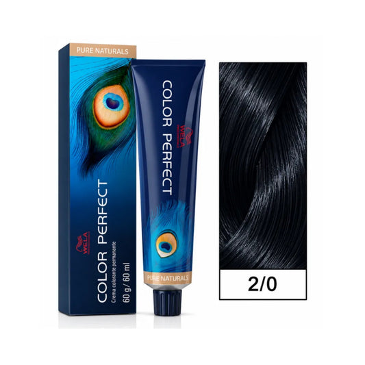 Tinte Color Perfect Wella 2/0 Negro 60 G