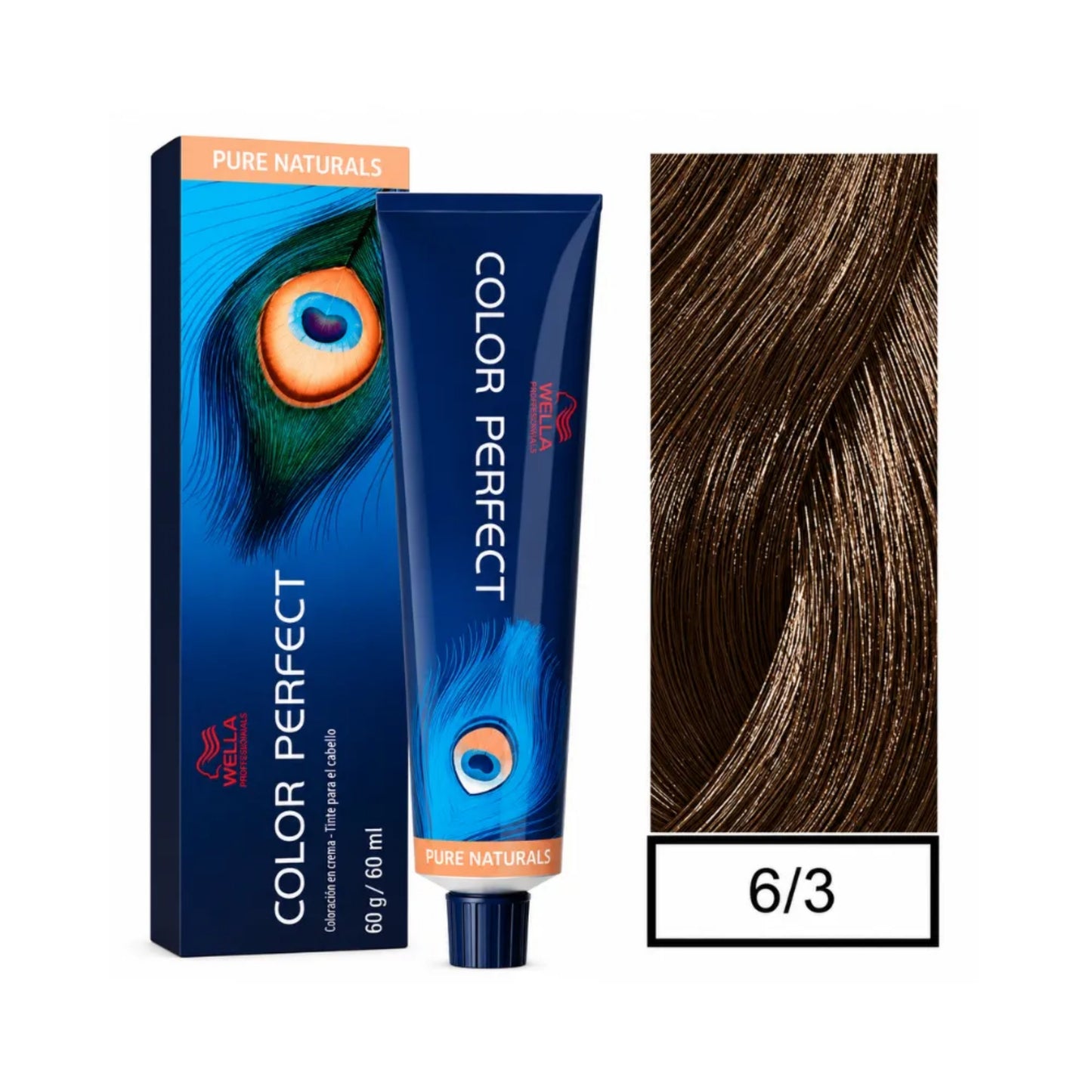 Tinte Color Perfect Wella 6/3 Rubio Oscuro Dorado 60 G