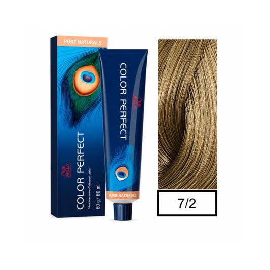 Tinte Color Perfect Wella 7/2 Rubio Mediano Mate 60 G