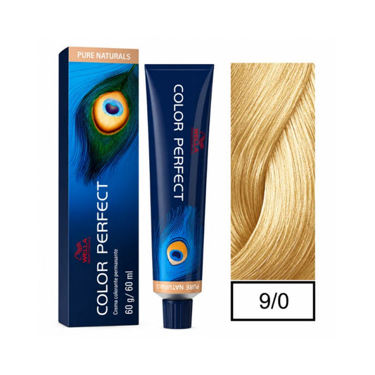 Tinte Color Perfect Wella 9/0 Rubio Extra Claro 60 G