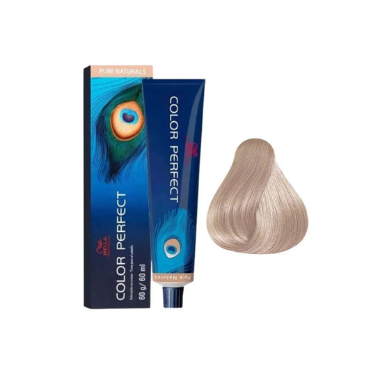 Tinte Color Perfect Wella 9/8 Rubio Extra Claro Perla 60 G